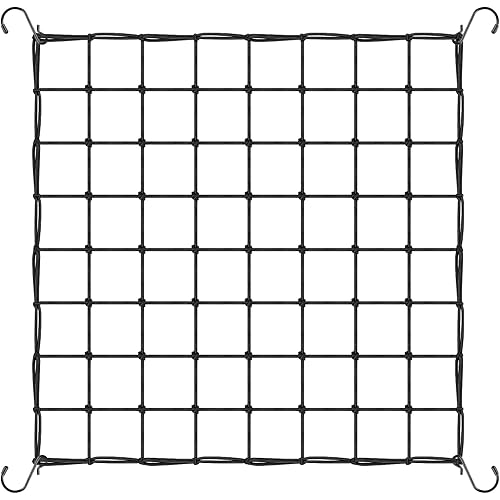 Trellis Netting, Scrog Net with 4 Hooks, 4x4 Trellis Nets for Grow Tent, Heavy-Duty Plant Net for Cucumber Gardening and Horticulture, Grow Tent Accessories(1 Pack)