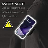 Vista 7 de JEMACHE - Brazalete para Galaxy Note 20, 20 Ultra, resistente al agua, para entrenamiento de gimnasio y correr, para Samsung Galaxy Note 20/20 Ultra