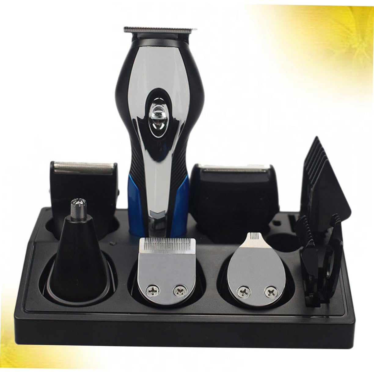 Kit de Afeitadora Multifunción USB Negro con Batería y Cuchillas