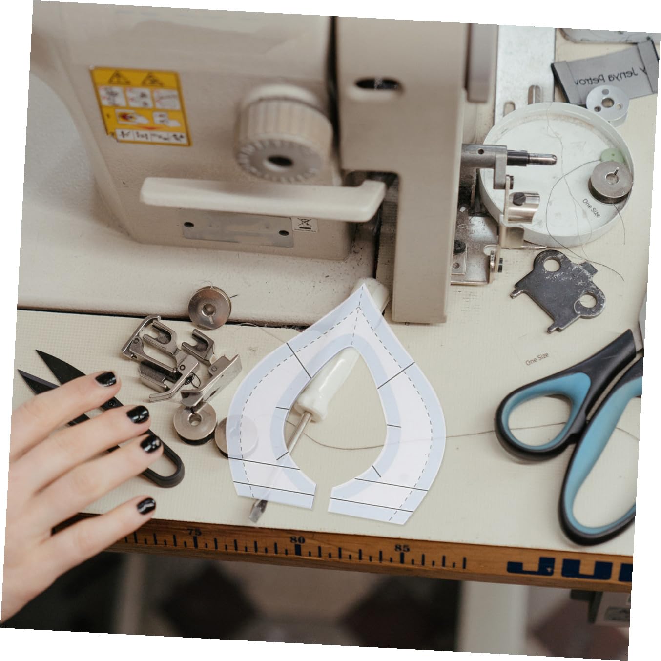 Righello Patchwork Fai da Te in Acrilico, 9 Pezzi, Set | Template per Cucito e Trapuntatura, Accessori Pratici per Lavorazioni Diy, Formato Multiplo