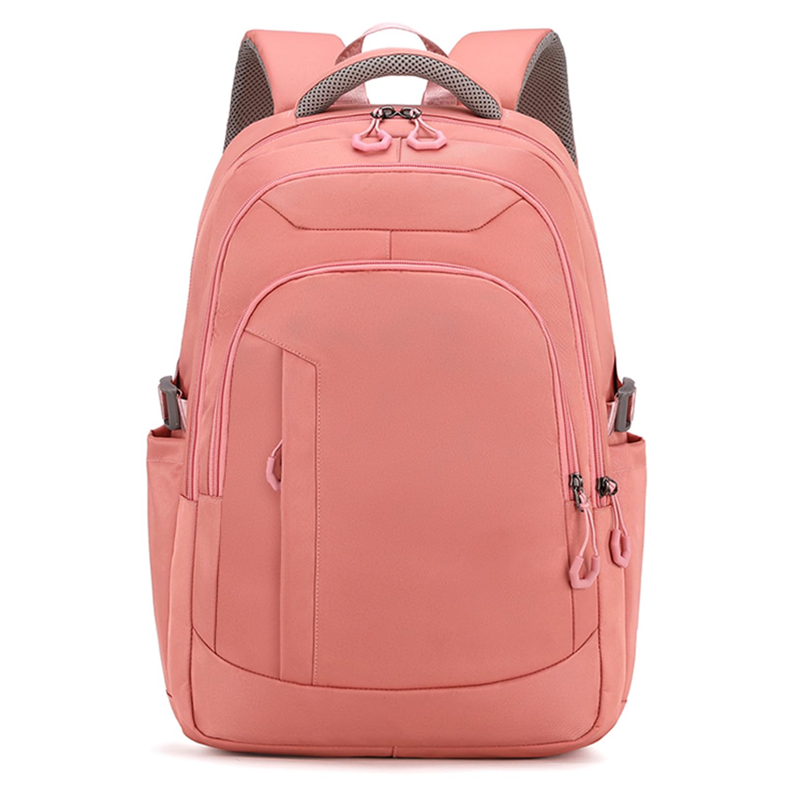 Outplea 25L Small Pink Travel Backpack with Luggage Strap for Women