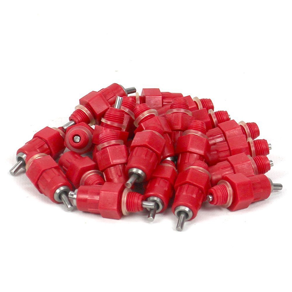 10-100 Pcs Poultry Water Nipple Drinkers – Screw-In Style For Chickens, Ducks & Hens