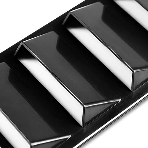 Miniatura 3 de Malla lateral para ingreso de aire color negra Euro Style para auto, camión y SUV