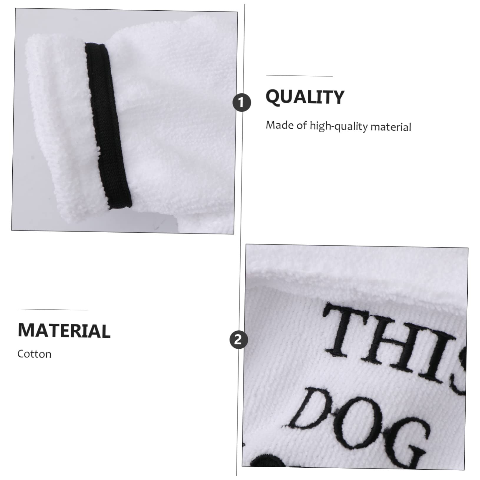 BESPORTBLE 3stücke Fast Dry Haustier Bademantel Mit Kapuze Super Saugfähiger Und Schnell Trocknender Schlafanzug Für Hunde Und Katzen s Weiß Nach Dem Baden Nässe