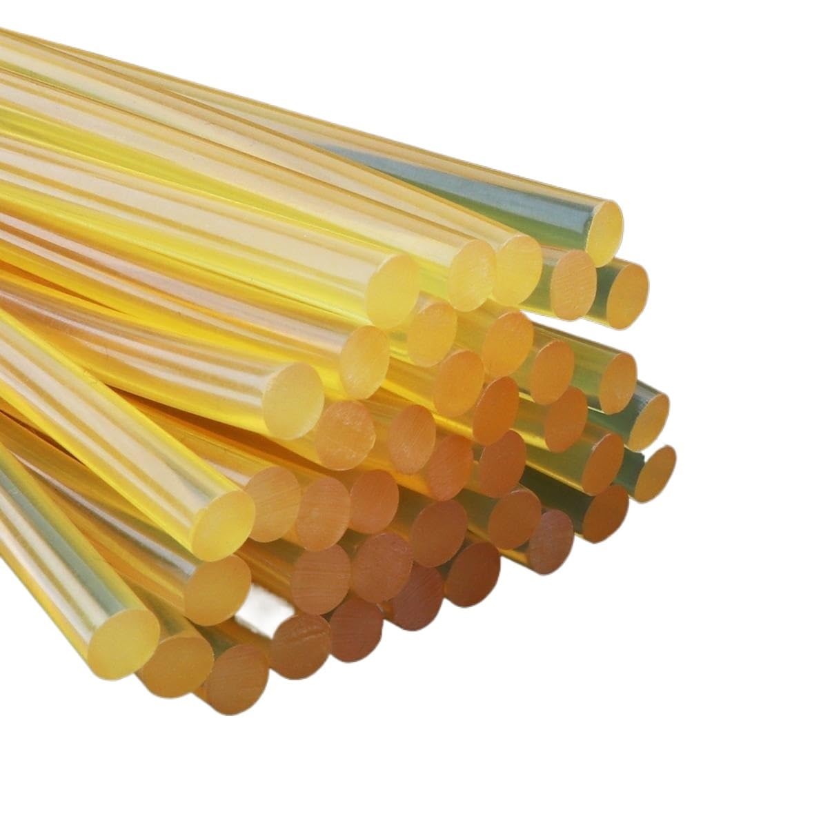 Colla A Caldo 7mm 100 pz 7mmx200mm Trasparente Giallo Forte Viscosa Hot Melt Pistola Colla Stick for Hot Melt Pistola di Colla Accessori di Riparazione Colla A Caldo Ricariche