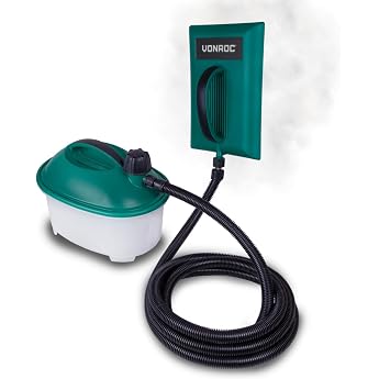VONROC Steam Wallpaper Remover for Wallpaper Removal [2000 W] - Wallpaper Remover with Steam [75 Minutes Working Time] - Wallpaper Remover Steam Device 3.5 m pants and 3.5 L water tank