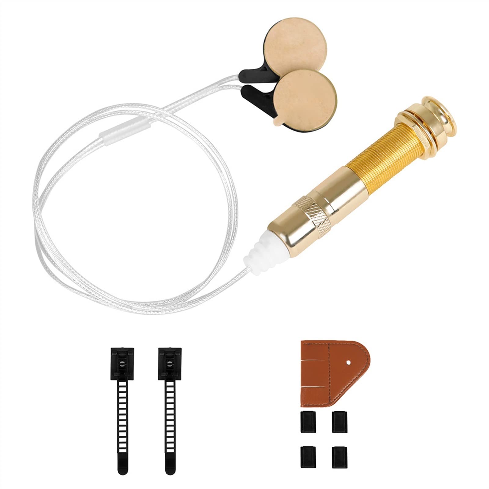 pickup per chitarra acustica Pickup Per Chitarra Acustica Pickup Per Chitarra Acustica Ukulele Violino Piezo Contatto Microfono Strumento Adesivo