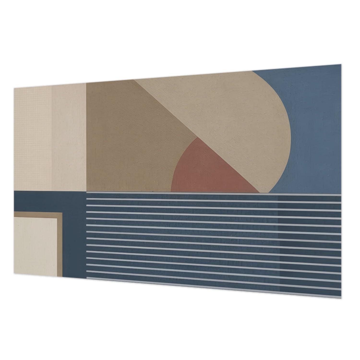 Papier peint facile à nettoyer 416x254 cm impression haute qualité géométrie harmonieuse