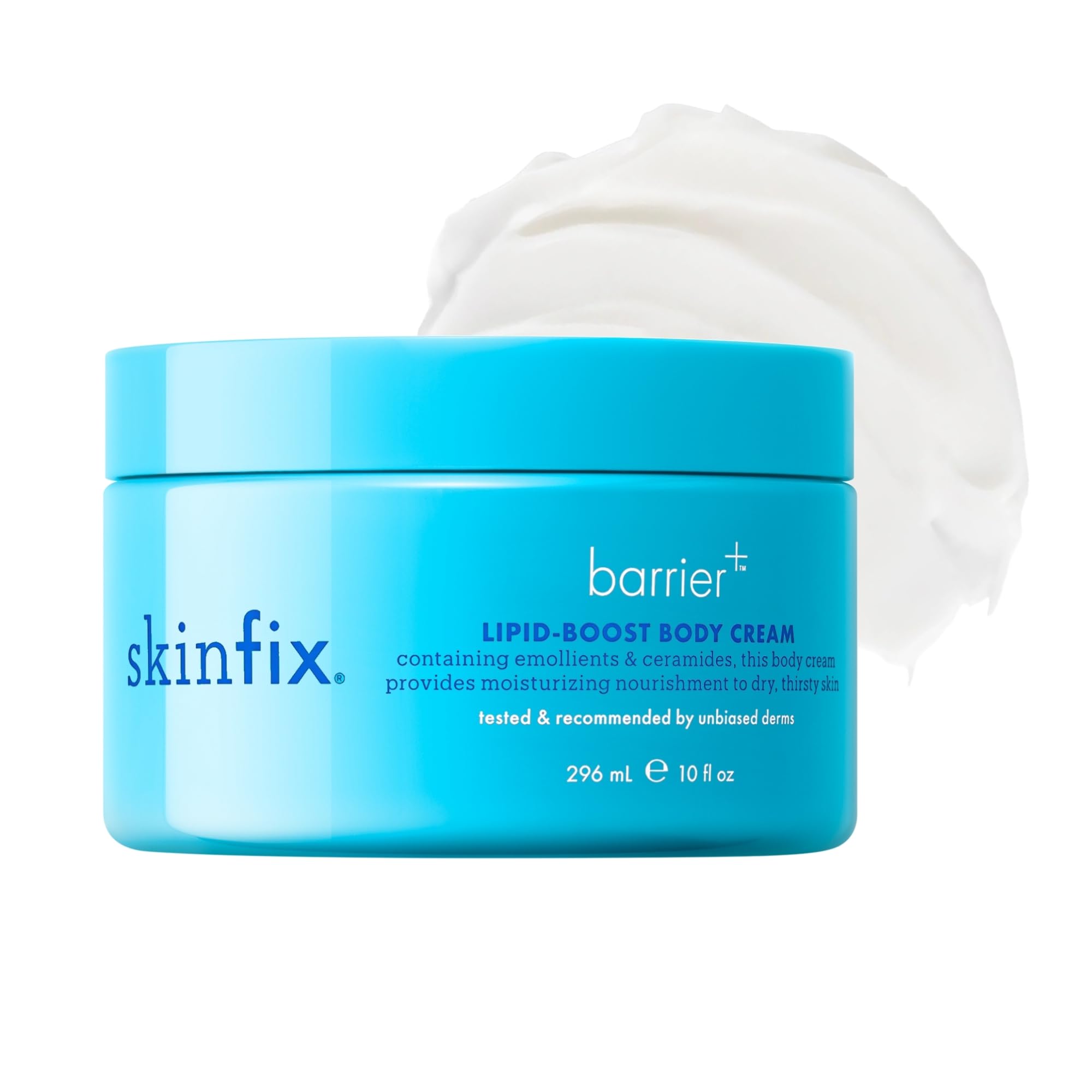 Barrier+ Lipid-Boost Body Cream: Daily, All-Over Vegan Body Cream That Nourishes Skin & Is Clinically Proven to Increase Hydration, 10 Fl Oz