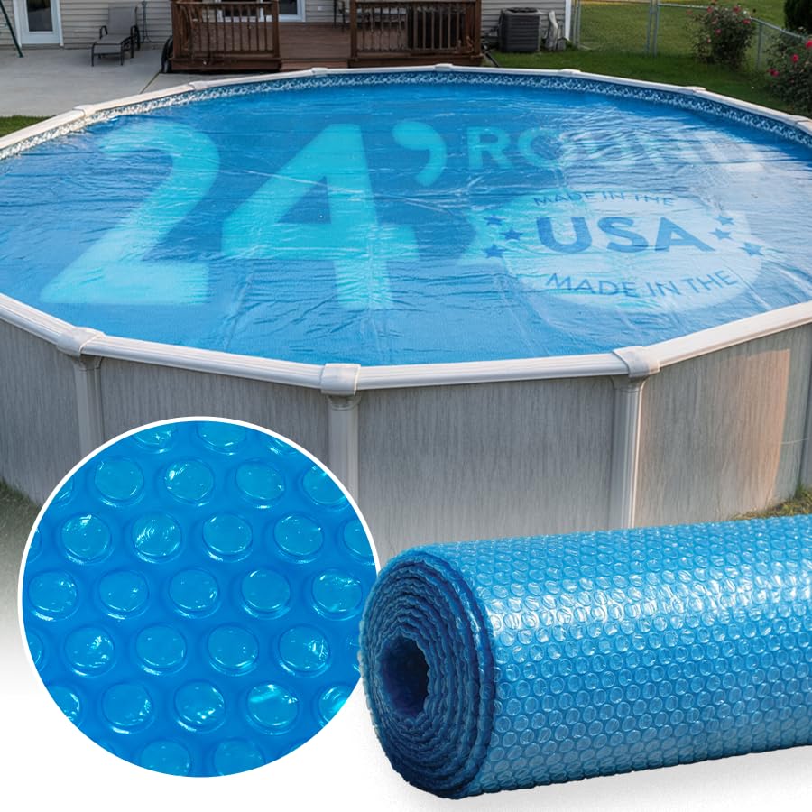 Doheny's Clear-Tek Micro Bubble Solar Pool Cover for Above Ground Swimming Pools