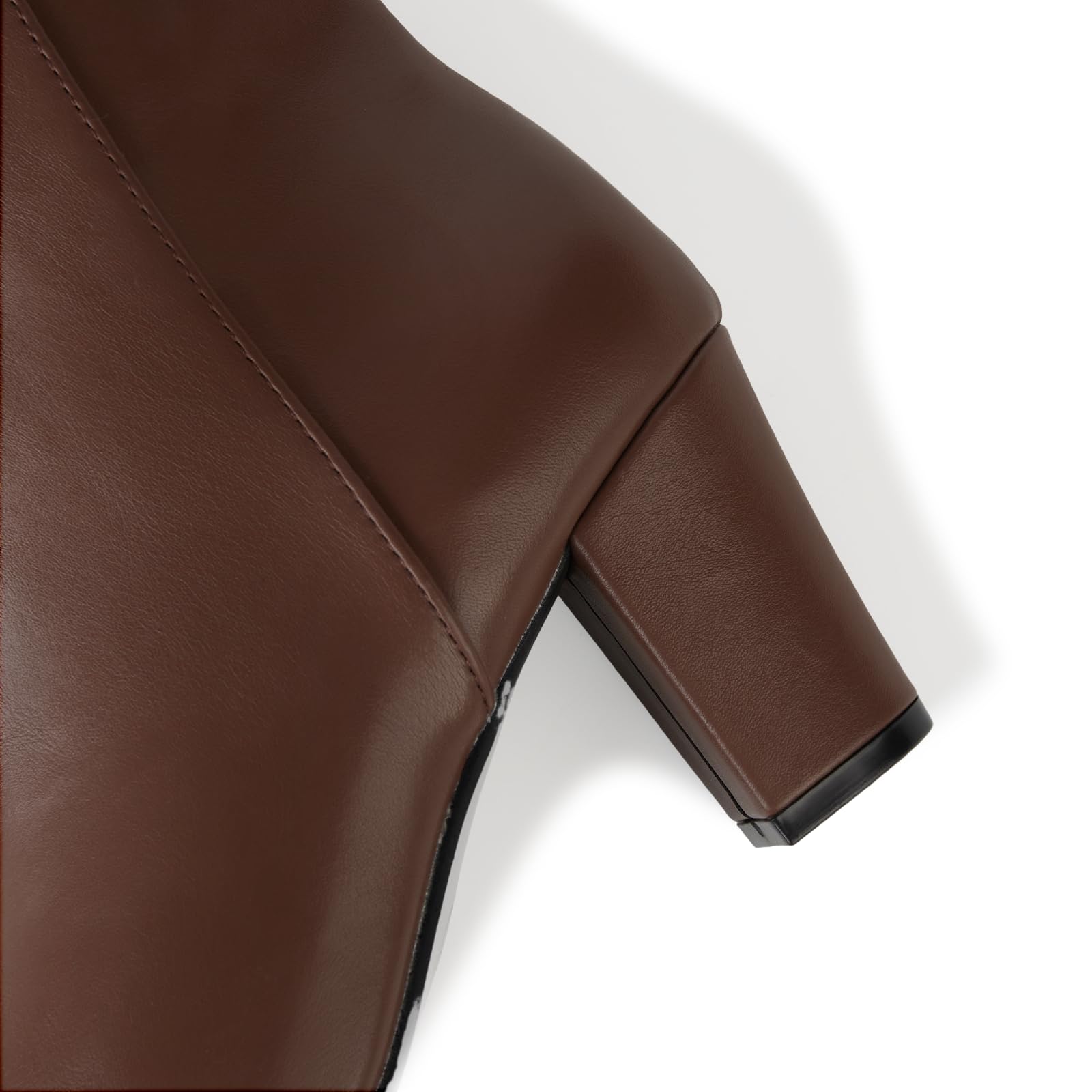Remxi Stivaletti da donna con tacco alto, stile Chelsea, casual, eleganti, per feste