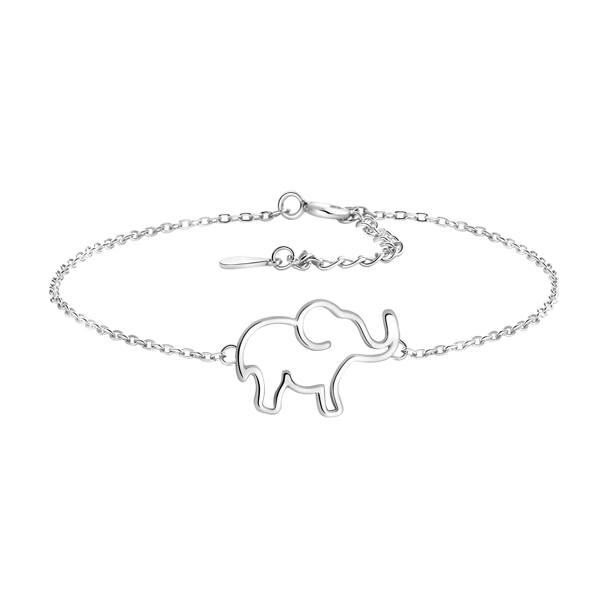 Sofia Milani - Pulsera para Mujeres en Plata de Ley 925 - Colgante de Elefante
