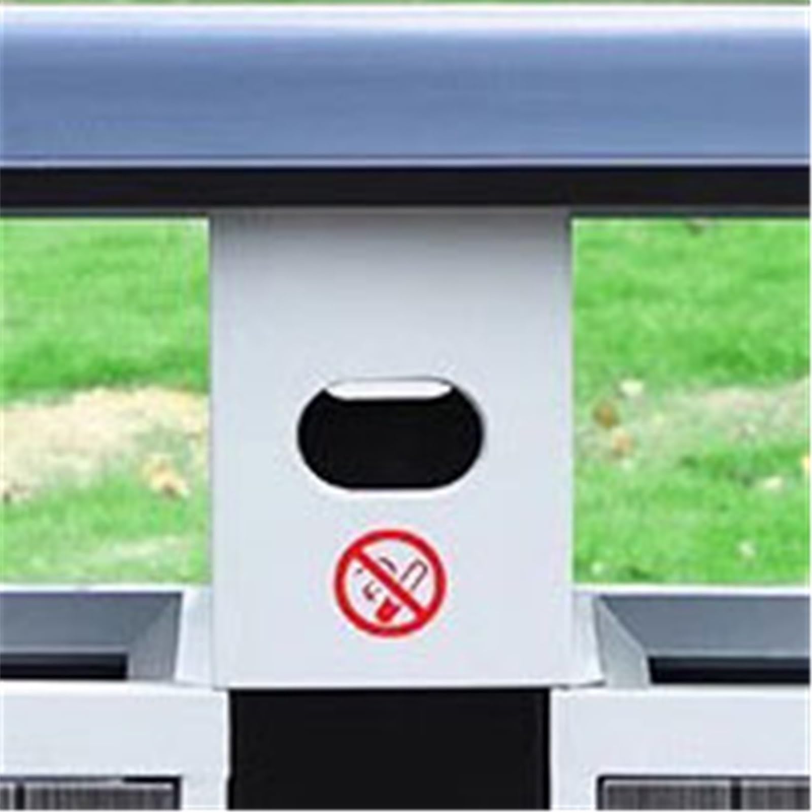 Papelera de Reciclaje Bote de Basura clasificado de Cubo de Basura de Metal Comercial