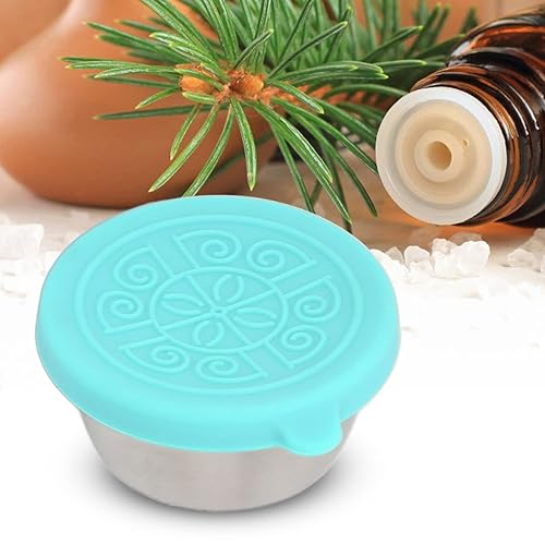 Miniatura 5 de Recipiente a prueba de fugas de 1.7 fl oz, recipiente de almacenamiento, vaso de aceite esencial para salón de belleza, recipiente portátil de acero