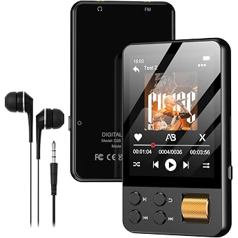 64GB MP3 Player with Bluetooth 5.4 Music Player with 2.4 Inch Touchscreen
