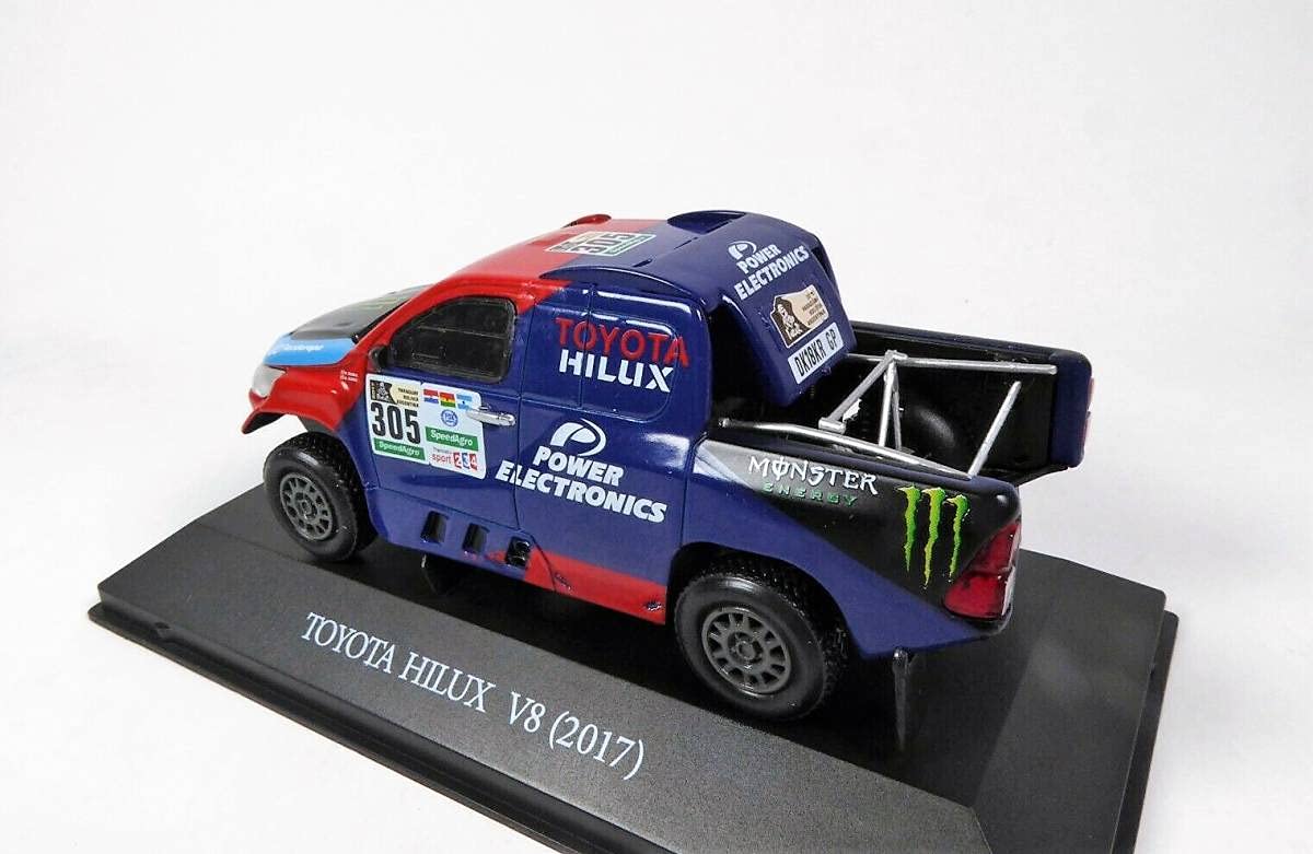 ミニカー DAKAR RALLY TOYOTA HILUX 2017 Spark 1/43 TOYOTA HILUX No.200 Winner Dakar 2023 Al-Attiyah