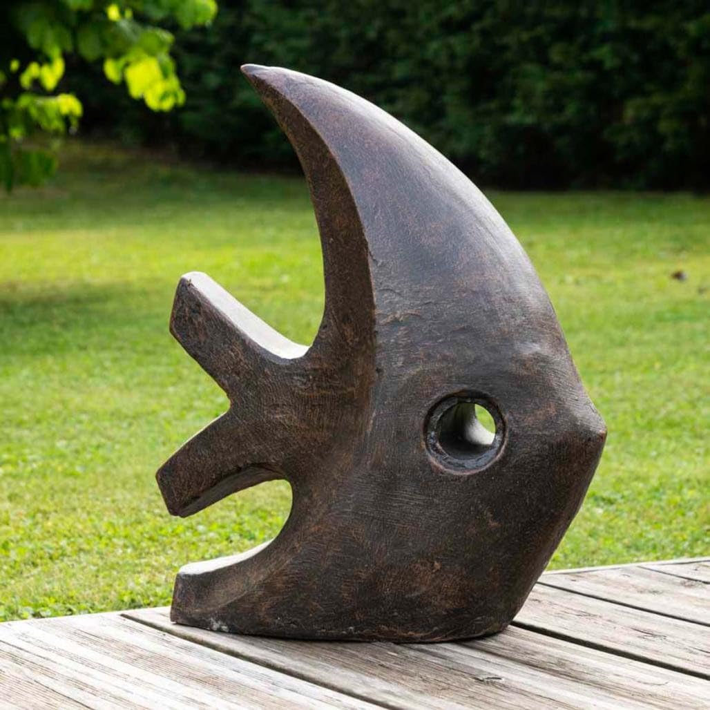 Dilwe statues de héron en plein air Statue de jardin de héron Statues de héron de fer de Style