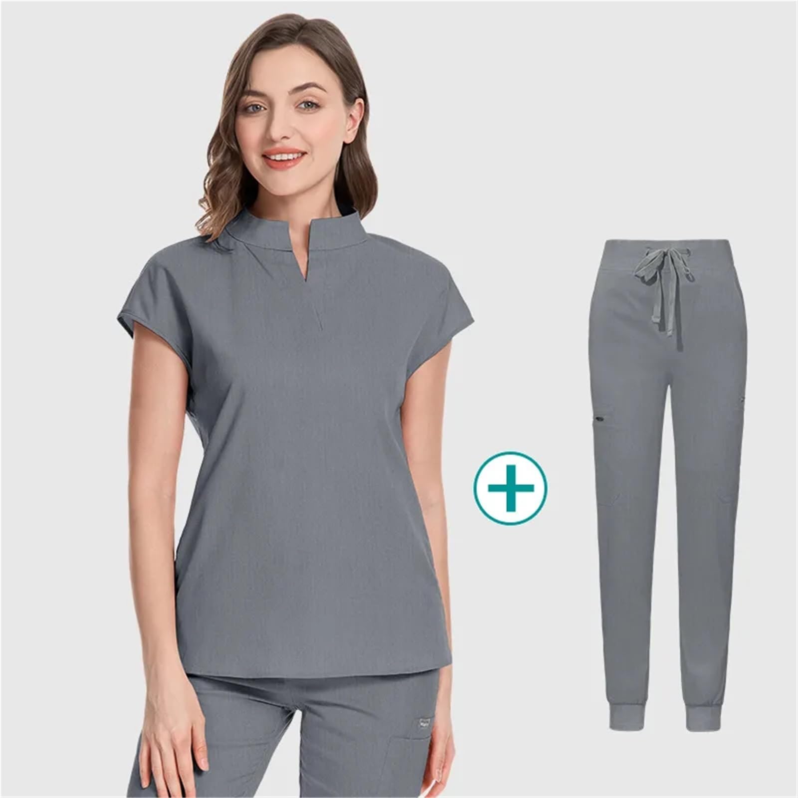 Uniforme Sanitario Unisex Uniformes médicos for Mujer, Conjuntos de Batas quirúrgicas, Blusas, Pantalones, Accesorios for Enfermeras, Tienda Mascotas, Doctor, Belleza
