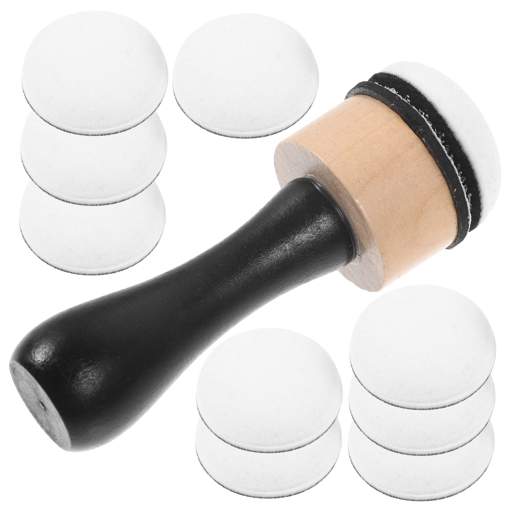 DOITOOL 5 Ensembles Set Éponge à Peindre Forme de Tampon pour Outils de Peinture de Dessin pour Créativité pour Projets DIY Éducation Précoce Manche Éponges