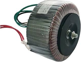 Control Transformer 100-120W Pure Copper Wire Input, 220V 230V Output 9V-0-9V 0-19.5V Power Audio Toroidal Transformer, for Audio Amplifier (Color : 100W, Size : 220V)