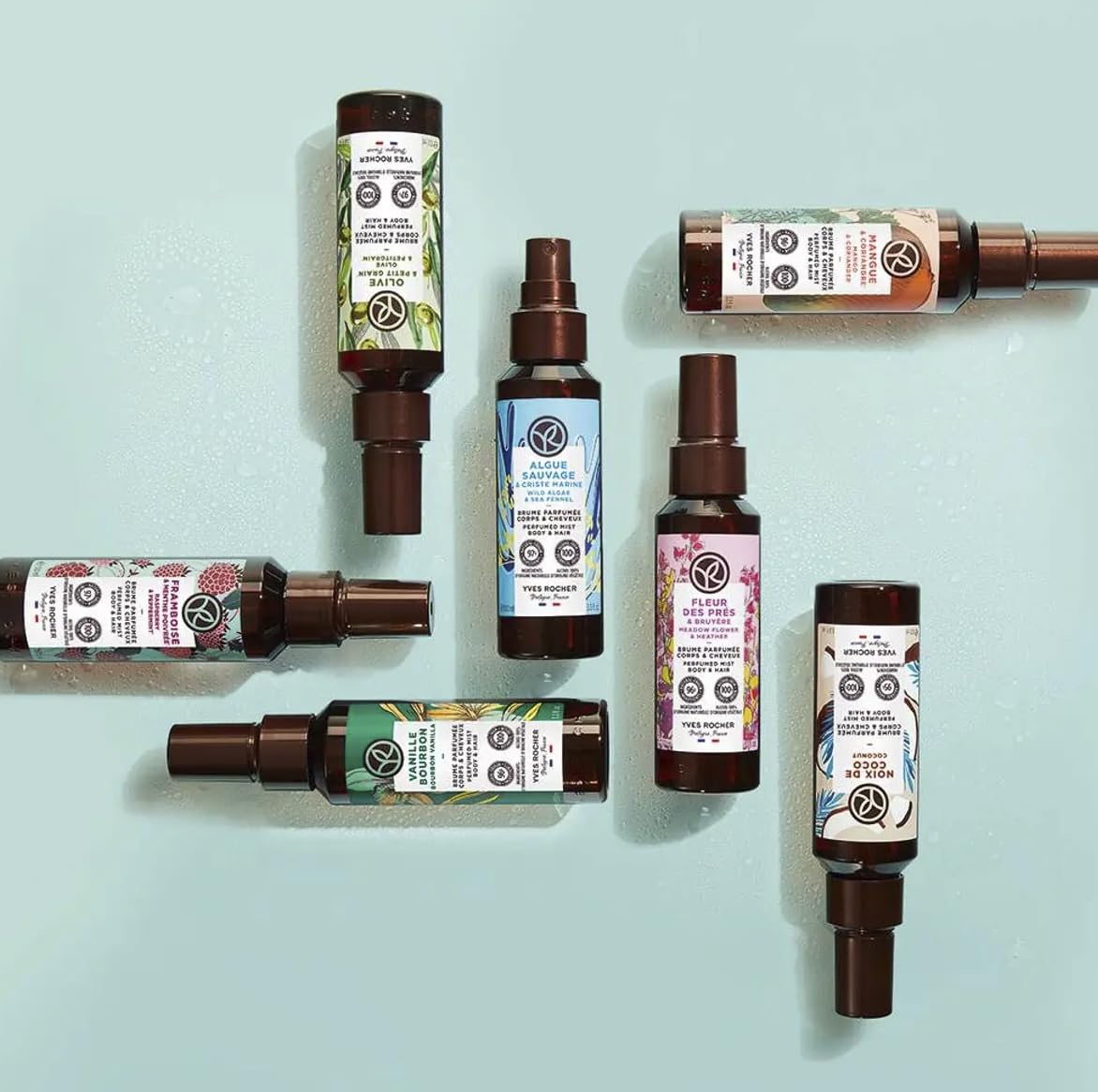 Yves Rocher Meadow Flowers and Heather Hair and Body Spray Long Lasting Mist Women 100 ml./3.3 fl.oz.