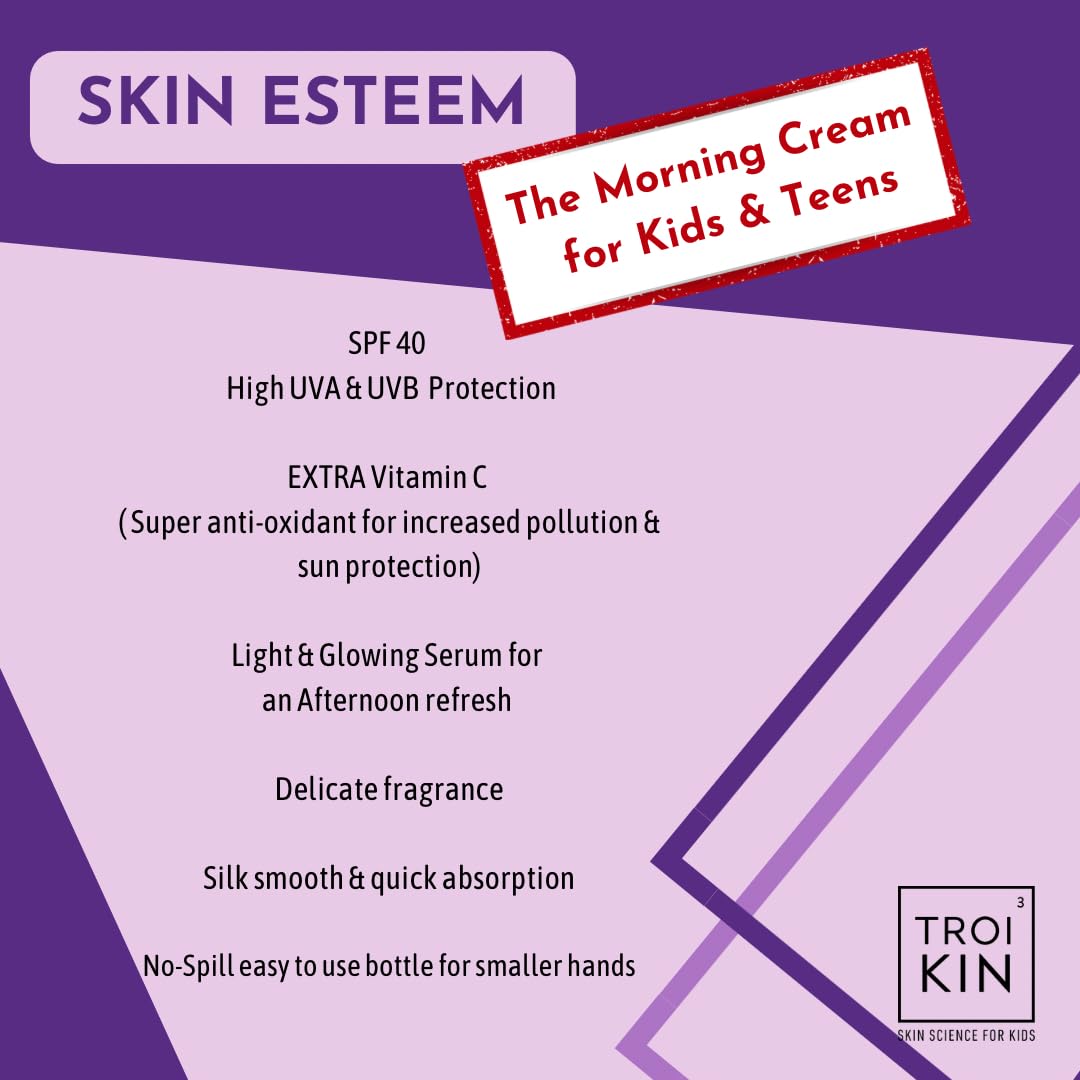 Troikin Skin-Esteem UV & Vitamin C Serum, SPF 40, 50ml, with Aloe Vera and Cucumber Extract, 50 ml (Pack of 1) - Image 3