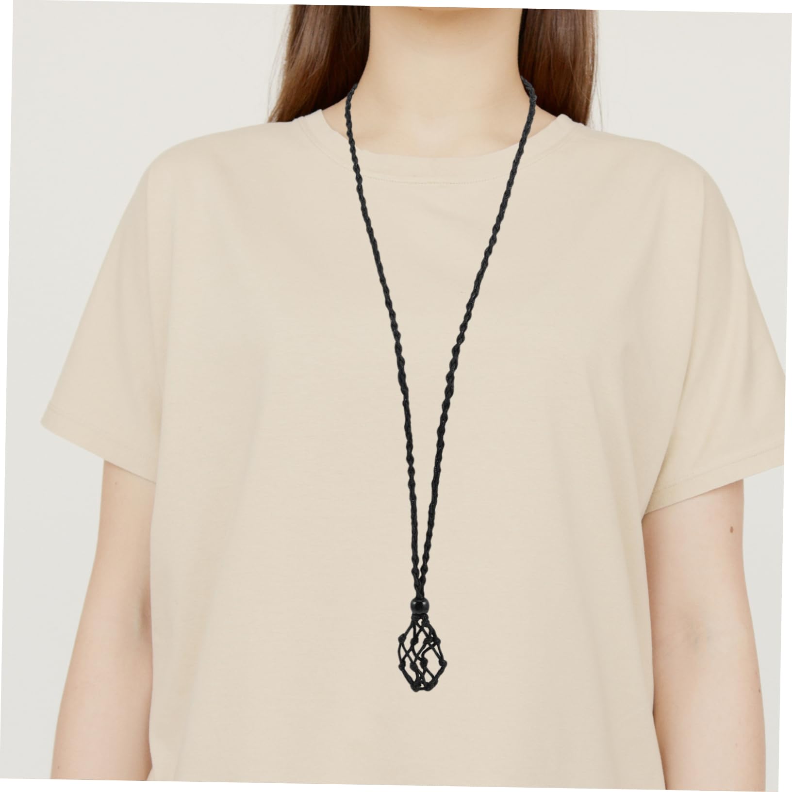 Cordino Collana Intrecciato Regolabile Nero 24 Pezzi per Gioielli | Tessuto, Stile Etnico Artigianale, per Occasioni Formali e Progetti DIY
