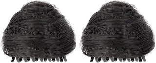 Watreketal Moños de pelo para mujer, estilo de bailarina, orejas de cosplay, color negro y marrón, accesorio para ballet, baile, cosplay, extensiones de cabello