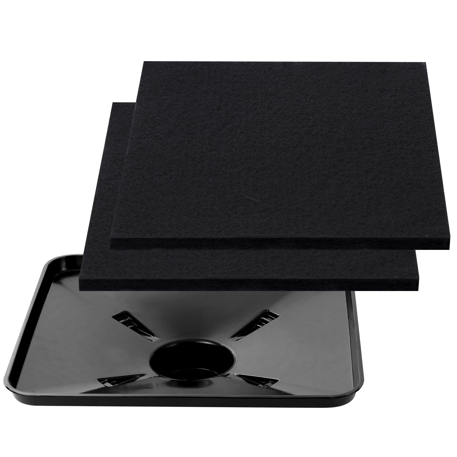 17892 Transmission Drain Pan for Lisle, 87031 87032 Oil Drain Drip Pan for Lisle Under Car with Square - 2 Pcs 22" Oil Drain Splash Pads