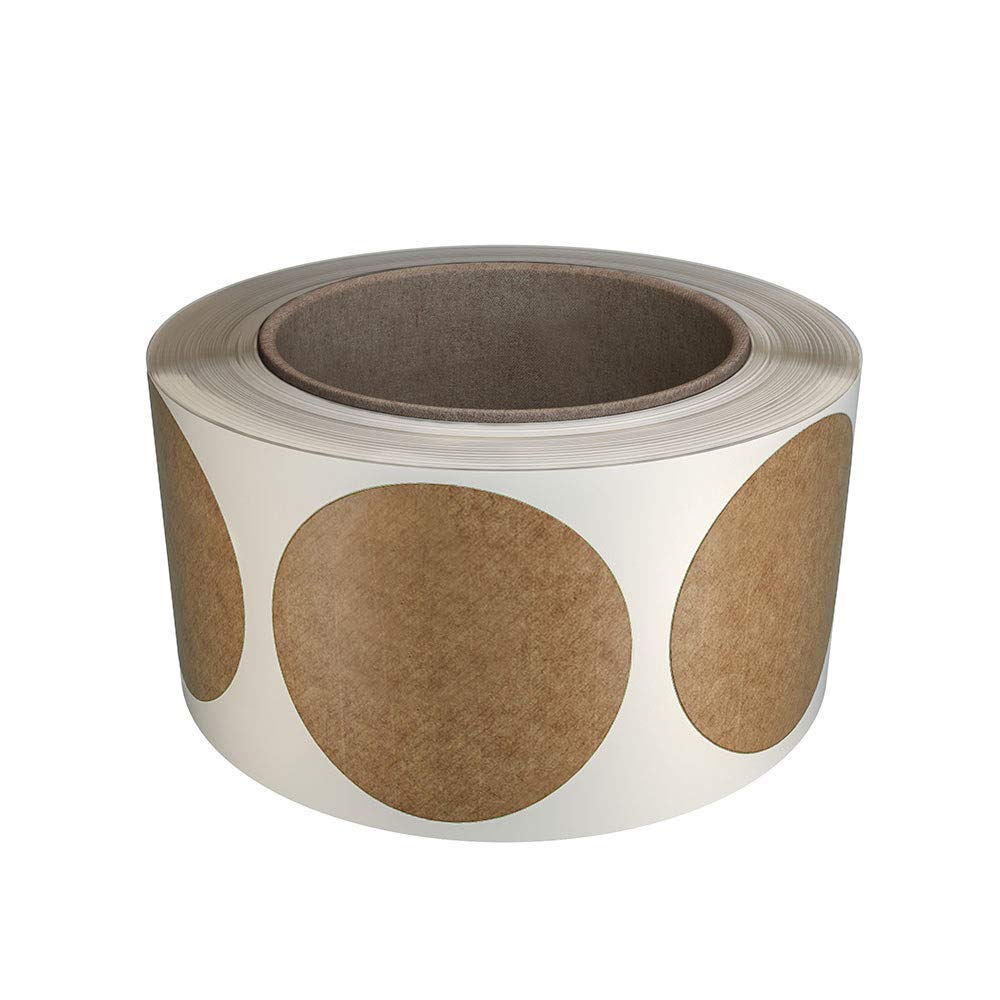 Round Sticker Labels in Rolls 2 inch Diameter - Craft Dot Stickers 5cm (50mm) - 600 Pack by Royal Green โ image 1
