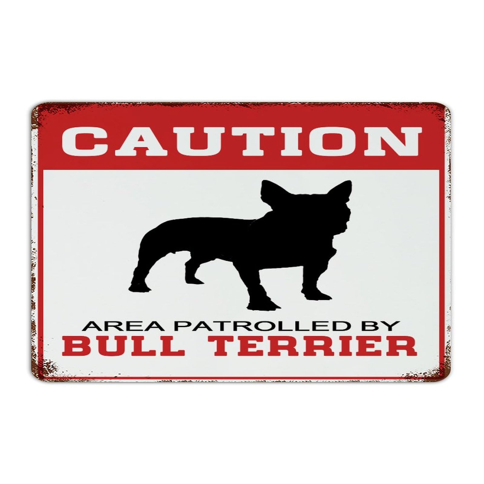 Panneau de décoration Bull Terrier vintage pour habiller un mur vide