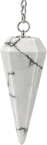 Vista 41 de Péndulo de cristal para adivinación - Cristales de radiestesia certificados y piedras curativas para el equilibrio del chakra y meditación - Mejora