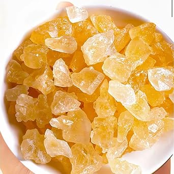 Golden Rock Sugar 10.6oz, Pure Cane Sweetener for Tea & Asian Cooking
