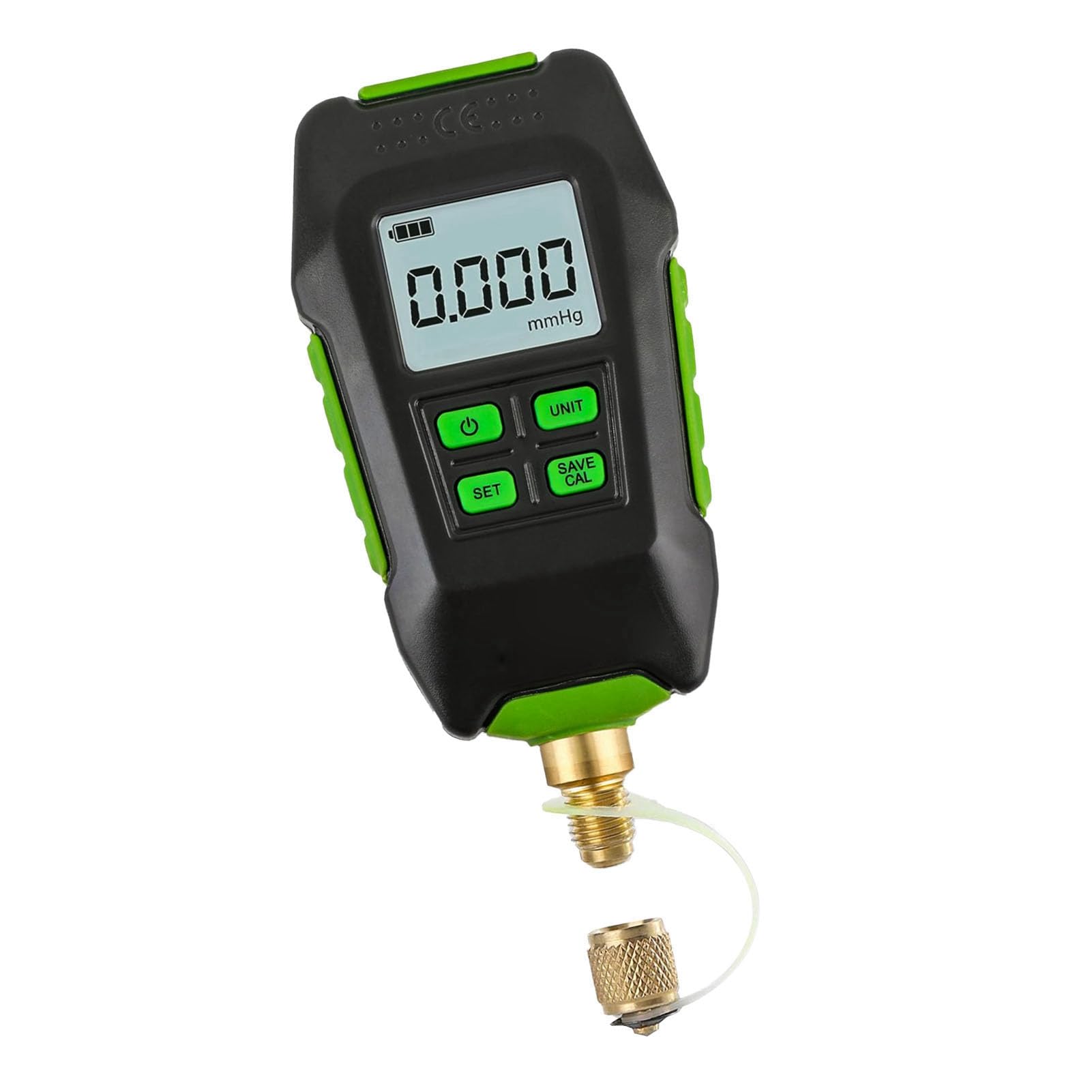 Digitale Vakuummessgeräte Professionelle Genauigkeit 1/16 Zoll 20Unf Grenzflächen -Backbeleuchtung Vakuum -Mikron -Messgerät für Wide Range -Testanwendungen