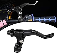 Vista 11 de JFG RACING - Palanca de embrague de acrobacias CNC corta, 22 mm 7/8", palanca universal de embrague de acrobacias para manillar de motocicleta, moto