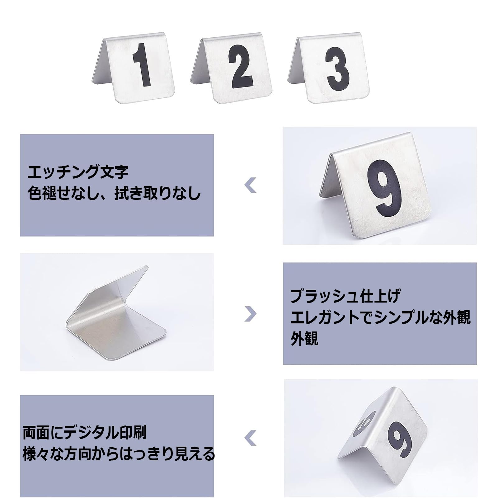 席札 Amazon | 座席札 結婚式席札 1~20/30/50/100番、テーブル番号