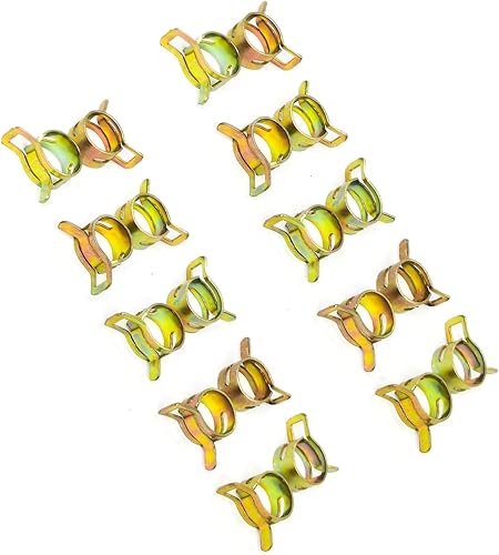 02-040 Abrazaderas de manguera compatibles con piezas Or-gon Reemplazar 1/4 ", 3/16" líneas de combustible - ID:0.45 '' (paquete de 20)