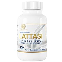 Lattasi 22.000 Depot 150 Compresse Contro Gonfiore e Intolleranza Lattosio – Sepismart® a Lento Rilascio – Favorisce la Digestione di Latte e Latticini