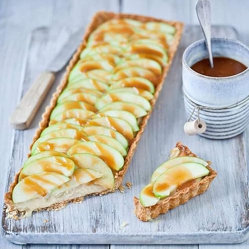 Miniatura 5 de Hoshen 2 piezas de molde para hornear pizza de 4.5 pulgadas, molde movible con revestimiento antiadherente, molde para pastel de crisantemo, sartén