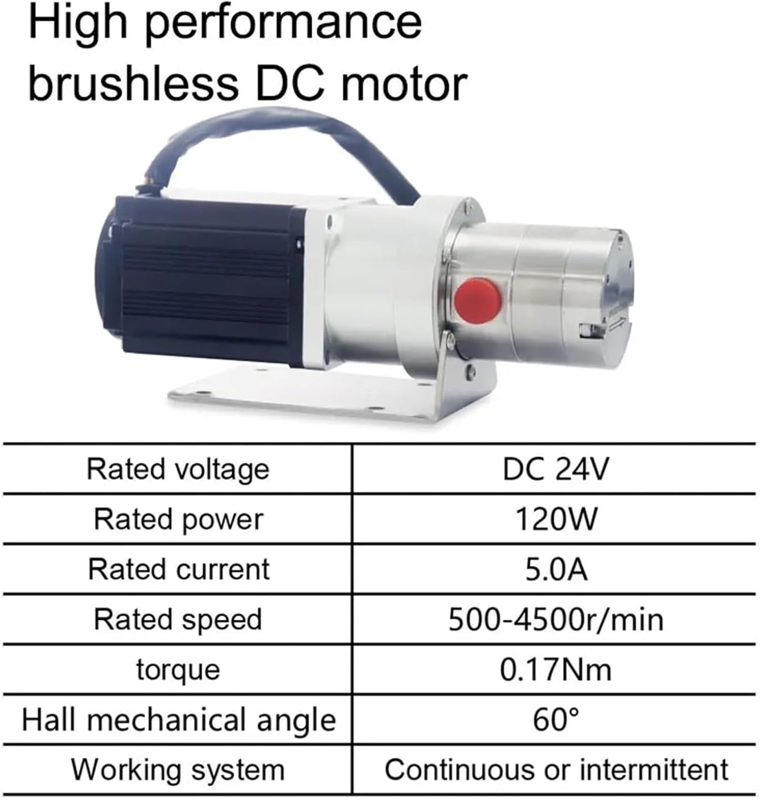 Pompy do ścieków/ścieków Seria NS Mini magnetyczna pompa zębata z napędem magnetycznym Płyn o wysokiej lepkości Ciśnienie Temperatura DC 24 V 120 W (1,9 cm3 L Revpump Head)