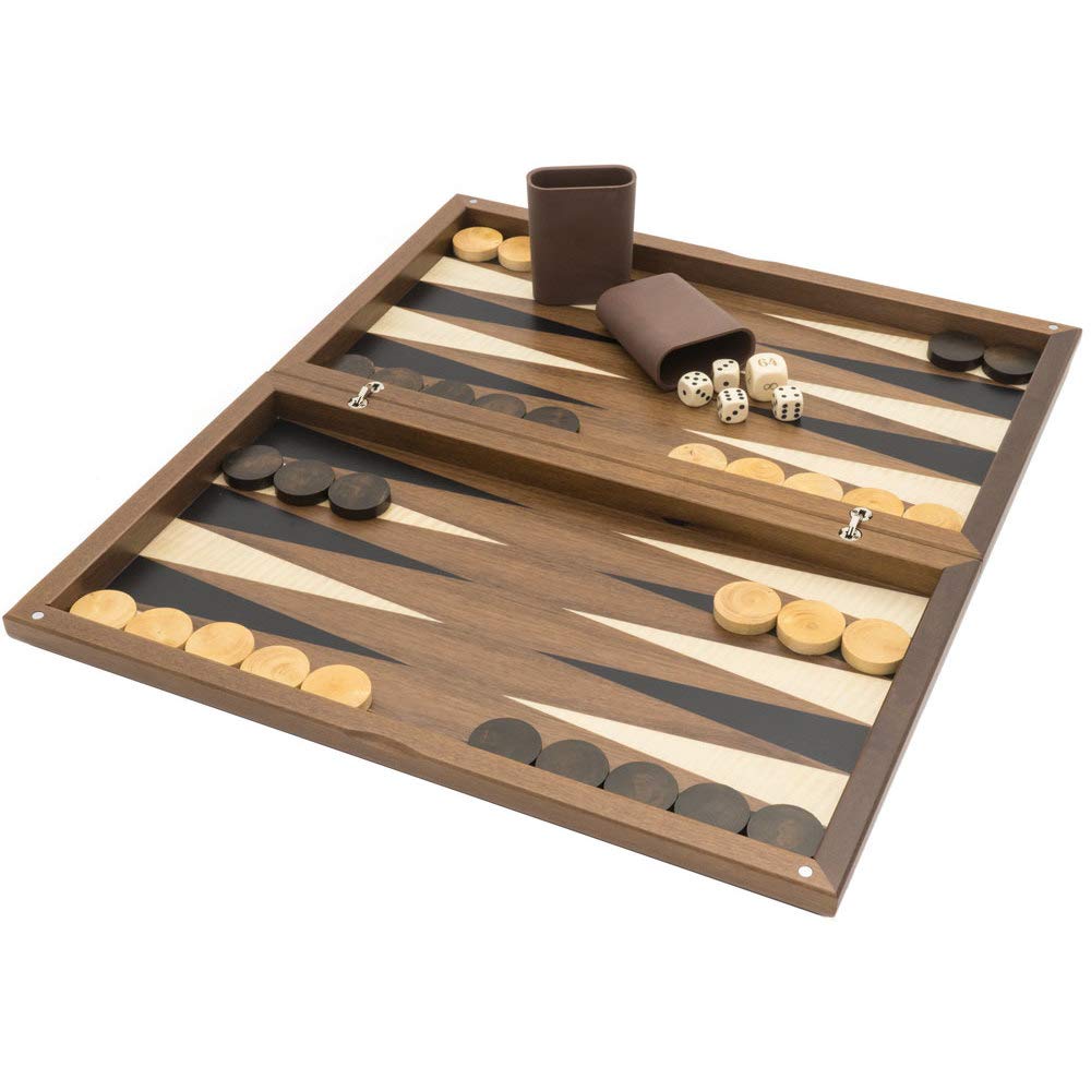 Amazon.co.jp: The Dal Negroウォールナットデラックスバックギャモン