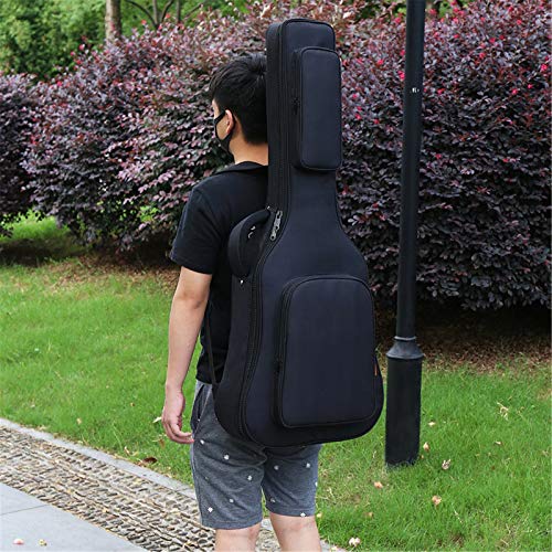 KIKIRon Housse de Guitare Sac Guitare Classique Acoustique Boîte Sac à Dos Bandoulière Ajustable Portable Thicken Pad… - Les Beatles, Paul McCartney, John Lennon, RIngo Starr, George Harrison KIKIRon Housse de Guitare Sac Guitare Classique Acoustique Boîte Sac à Dos Bandoulière Ajustable Portable Thicken Pad… – Image 5