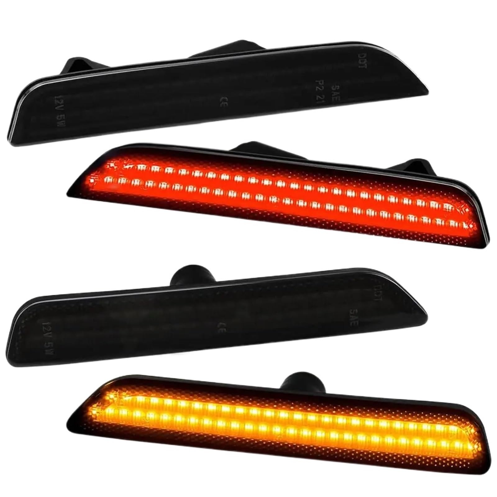 Para Luces De Posición Laterales Mustang GT Shelby GT500 2010-2014