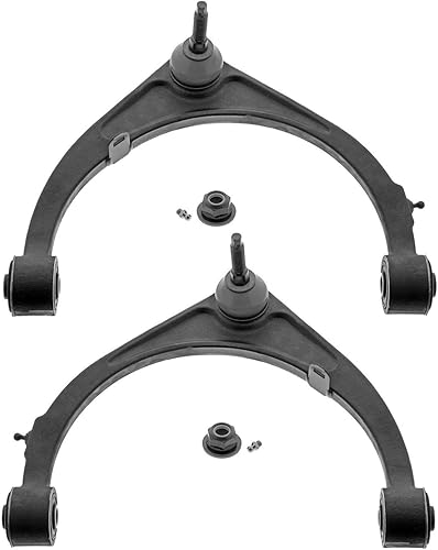 Miniatura 20 de Detroit Axle - 2 brazos de control superiores delanteros para Jeep Grand Cherokee Commander 2005-2010, brazos de control superior con ensamblaje de