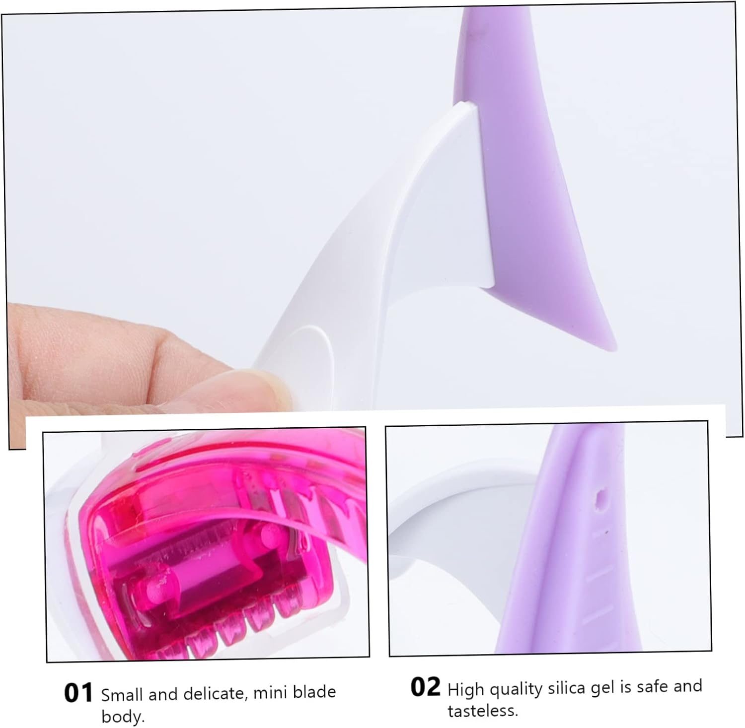 Womens Bikini Hair Trimmer Razor Lightweight Private Shaving Tool with Skin Protection for Sensitive Areas Easy Grip Design Random Color
