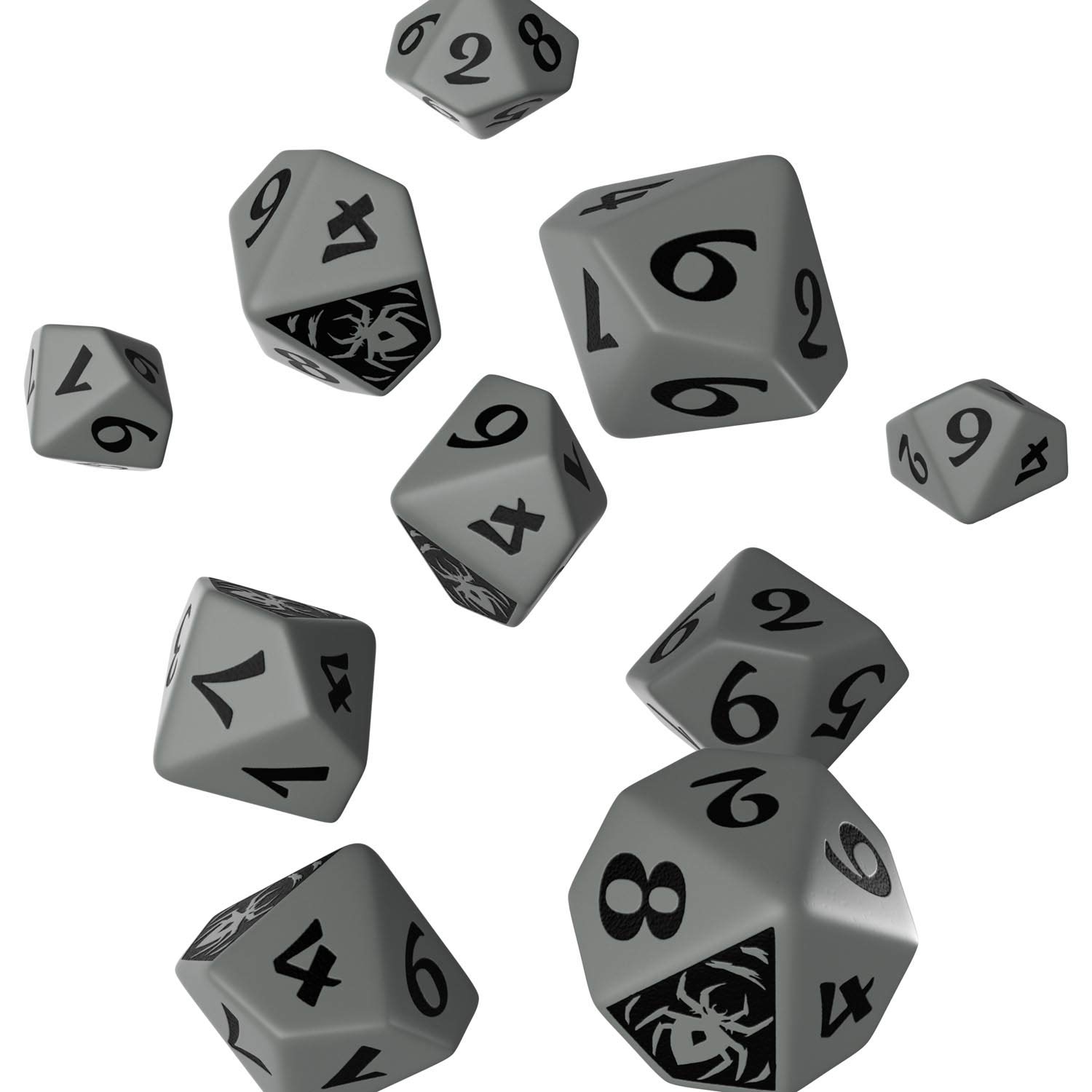 Q Workshop Legend of Five Rings Spider Clan RPG Dice Set 10 x D10 RPG