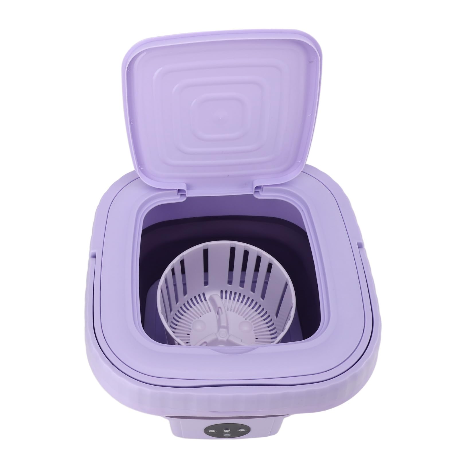Lavadora Portátil, Potente Quitamanchas Automático de ABS y PP 11L 110 a 240V, Mini Cubo con Manguera de Drenaje para RVs (Enchufe europeo)