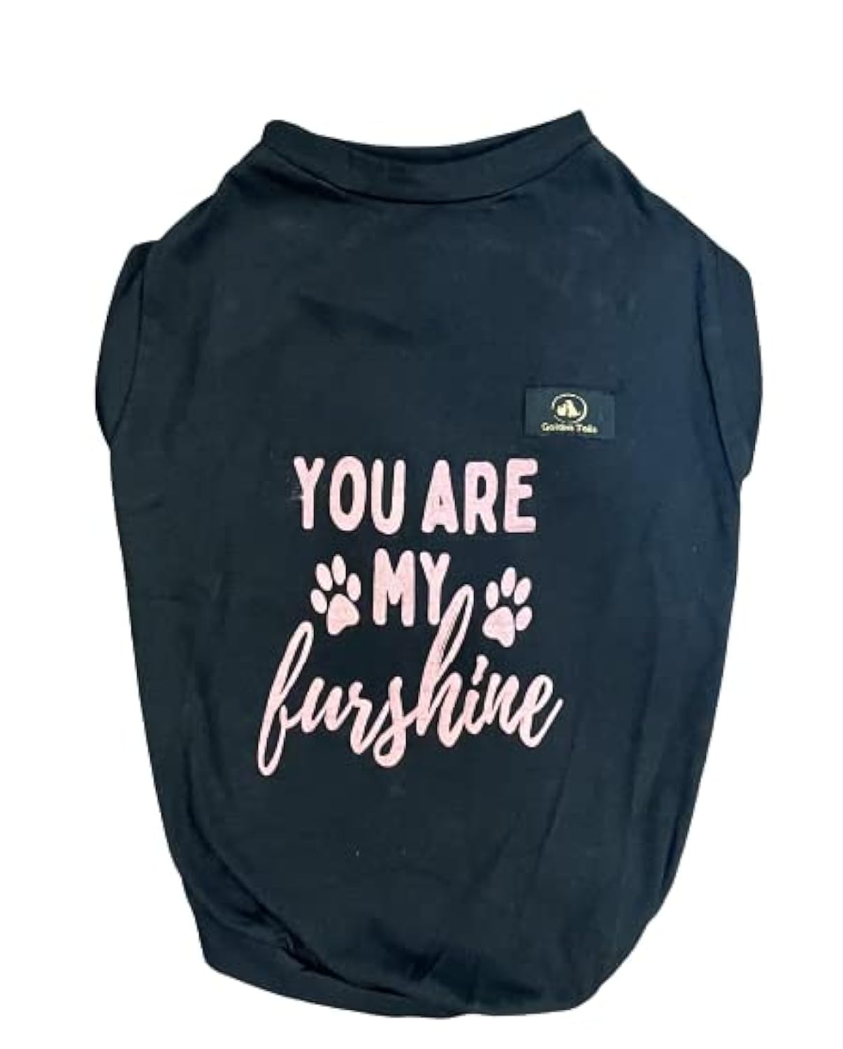 Golden Tails You are My Furshine T-Shirt for Dogs and Cats(Black, Medium 16") (B09TYT6F9Z) Amazon Price History, Amazon Price Tracker
