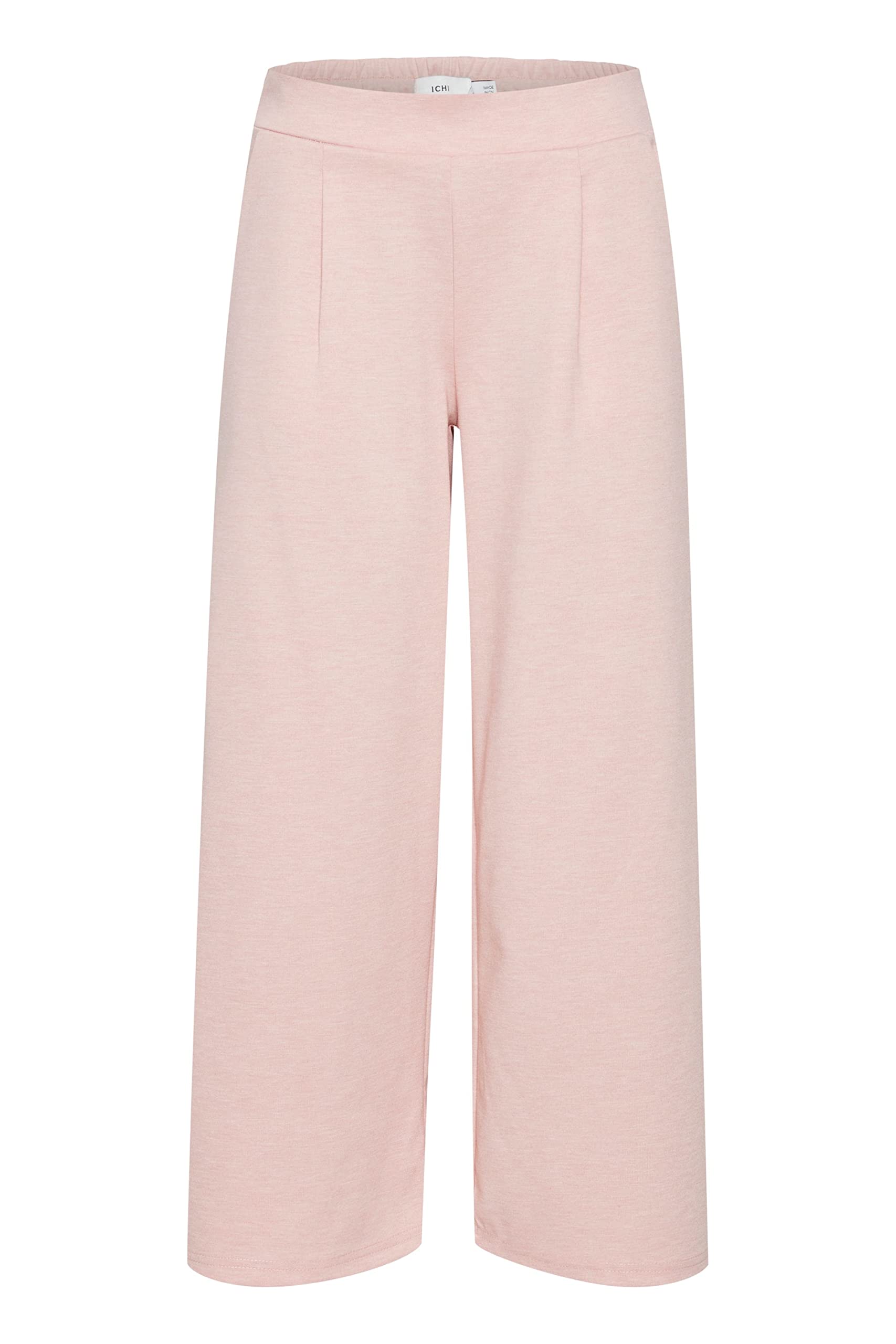 Ichi Pink Wide Trousers, Female, L, Wide Trousers