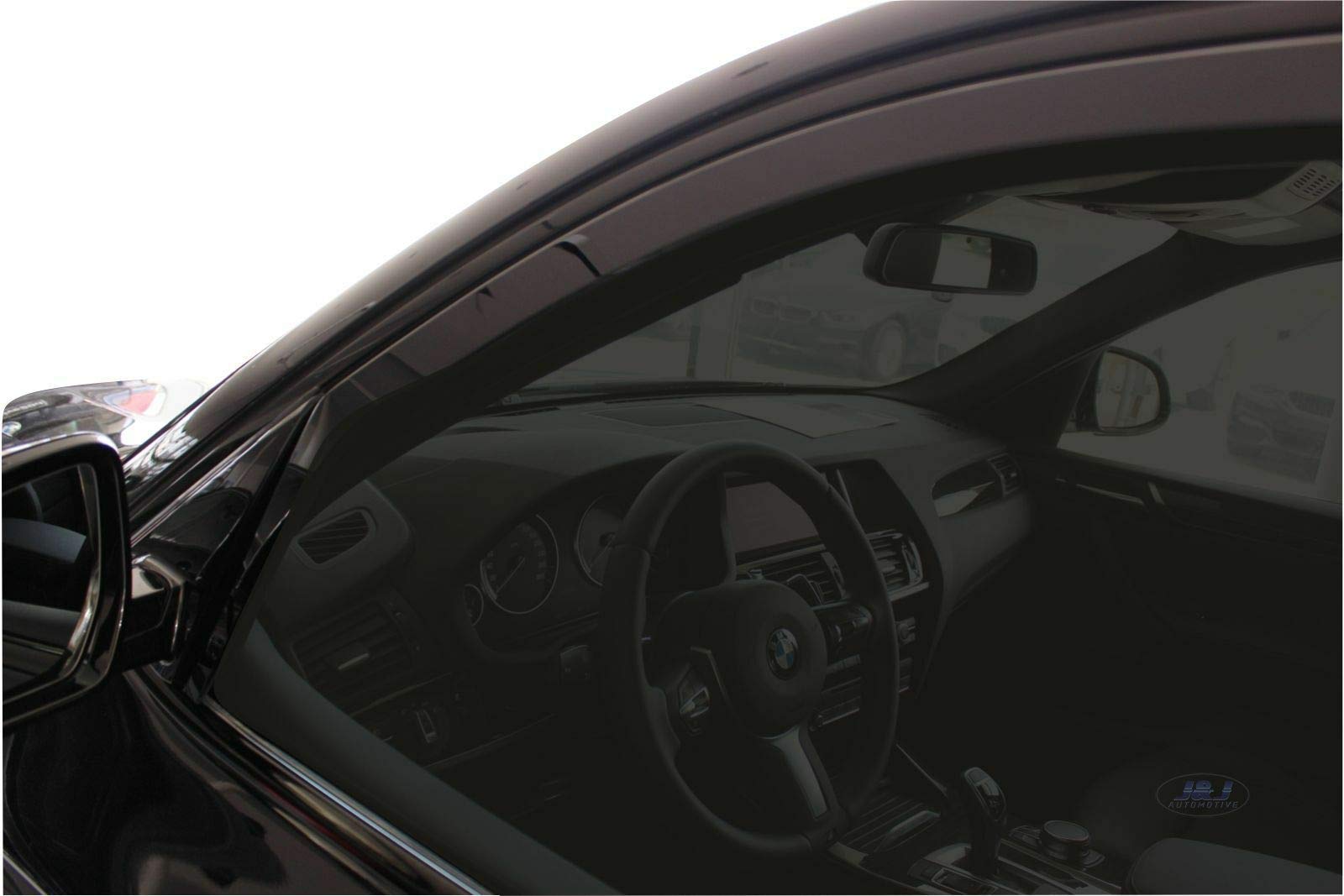 J&J AUTOMOTIVE Deflettori d'Aria per BMW X3 F25 2010-2017, Set da 4 Pezzi, Nero Fumé Oscurato Heko